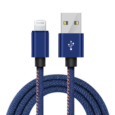 Buy 5V 2A Output USB 2.0 Charging Cable Braided 1M USB To Lightning / Android / Type C online manufacture