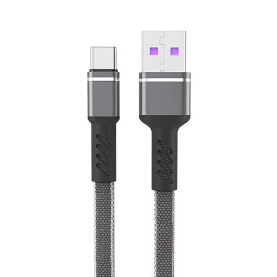 comprare Cavo USB-C a ricarica rapida 5A intrecciato in nylon OEM per trasferimento dati veloce online manufacture