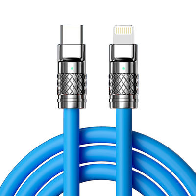 kaufen Dauerhaftes Silikon-Ladekabel CC60W / CL27W 480Mbps Schnellladekabel online manufacture