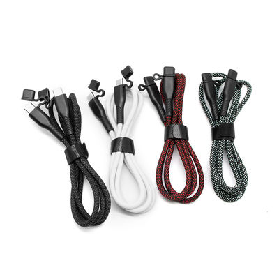 kopen Op maat gemaakte gebreide laadkabel met beschermende dop Type C tot Type C Kabel 1M online manufacture