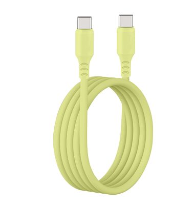 satın al Silikon Tipi C Manyetik Şarj Kablosu dizüstü bilgisayar cep telefonu için 100W 60W 27W 20W online manufacture