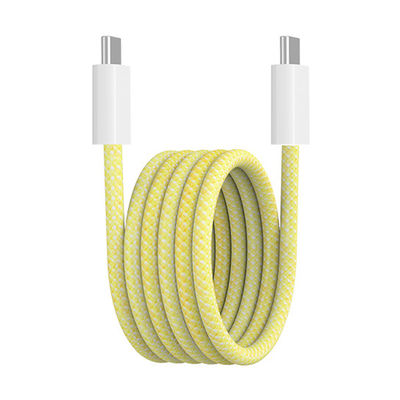 comprare Collegatore in alluminio USB C a USB C 60W / 100W Carica magnetica intrecciata e cavo dati per la ricarica rapida online manufacture