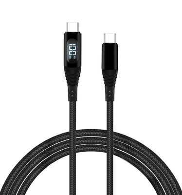 comprar Cable USB trenzado de nylon con pantalla digital inteligente - Monitoreo de corriente y tensión en tiempo real online manufacture