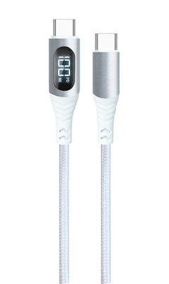Beli Kabel USB TPE yang Dipelintir Pengisian Cepat 3A Pemantauan Daya Waktu Nyata 100cm Panjang Tipe C/Micro/USB-A dengan Alloy Aluminium online manufacture