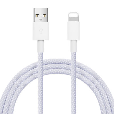 comprar Cables trenzados sin enredos de 2 paquetes Alternativa certificada por MFi para soporte OEM y necesidades personalizadas online manufacture