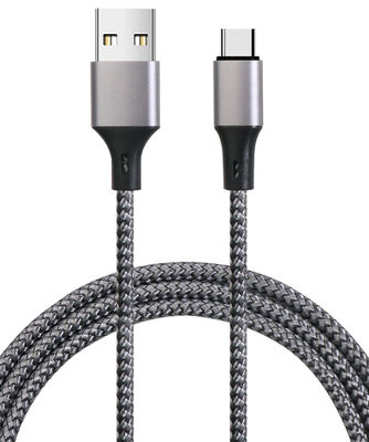 comprar TPE Cable USB trenzado de aluminio de carga rápida de datos Cable trenzado de grado militar online manufacture