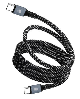 comprar Cable de carga magnético trenzado de nailon C-C20V3A 60W máx./C-L 9V3A 27W máx., resistente y sin costuras online manufacture