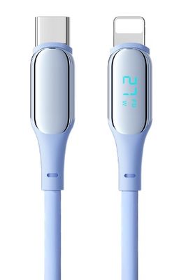 Купить Кабель USB C - Lightning для быстрой зарядки 27 Вт с цифровым дисплеем 1 м/2 м CC60W/CL27W 3A online manufacture