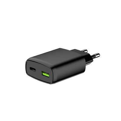 GaN फास्ट चार्ज वाल चार्जर 2 पोर्ट यूएसबी ए टाइप सी एडाप्टर 20W 30W 45W OEM