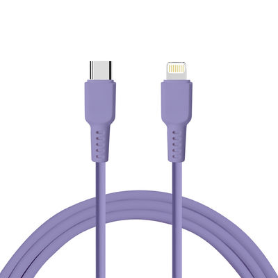 Customizable TPE USB Cable 1m / 2m length C-C20V3A 60W max / C-L 9V3A 27W max