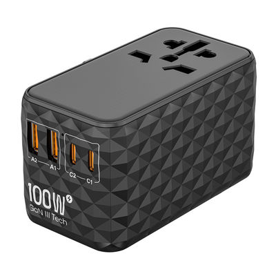 100W Universal Travel Adapter International Worldwide Power Adapter For USA EU UK