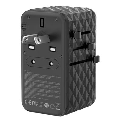 AC100V - 250V Worldwide Power Adapter 120W International USB A USB C Wall Charger