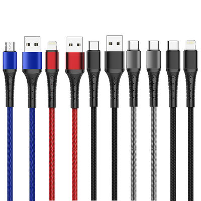 Quick Transfer Braided Charging Cable Customized For High Speed Data Transfer