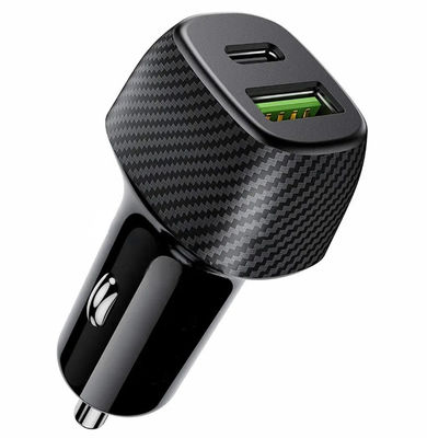 Fast Charging USB Car Charger Aluminum Alloy PD 18W Type C Car Fast Charger