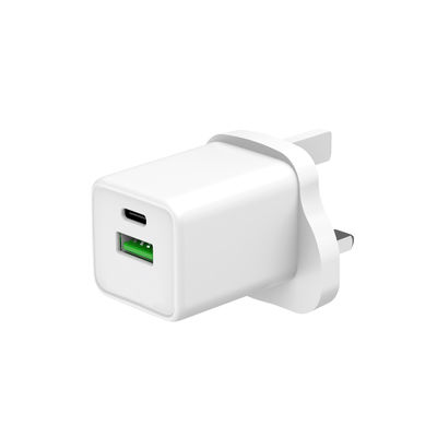 30W USB C USB A GaN Fast Charger Aluminum Alloy USB Type C Travel Adapter