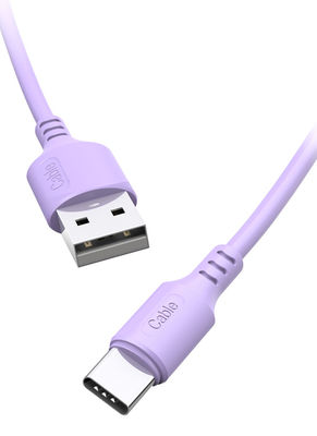 1M Colorful TPE USBA-C/A-M/A-L USBC-C/L 2A Charge and Data Transfer Cable Quick Charging Supported