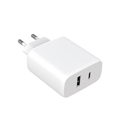 2025 Lx Brand Fast Charging Capability Wall Charger 45W PD QC USB A With uSB C Charger European Plug Adapter