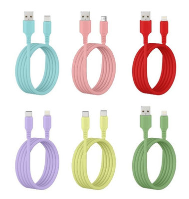 2025 LX Green Silicone Magnetic Auto Organise USB Cable for iPhone Charging 100W Fast Charging