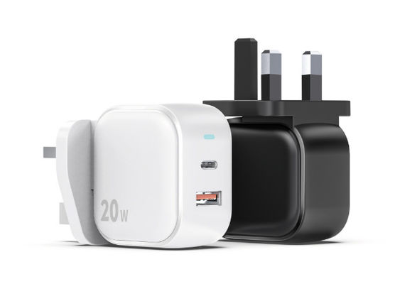 NeoGlow 2-in-1 Charging Hub Illuminated USB-A + USB-C Ports with Adaptive Current Display