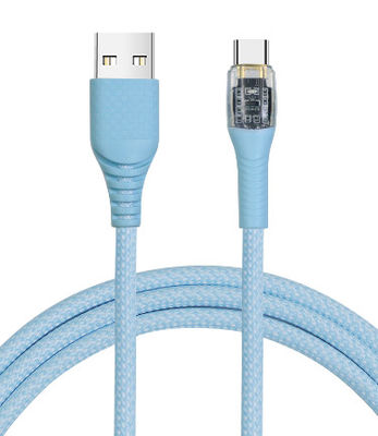 TPE Braided DuraCord โปรเคเบิลด้วยสับผสมอลูมิเนียม 10000 ทดสอบ Bend สายเชื่อมทอง Plated สีดํา
