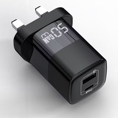 Black ABS Speed 55W USB-C Charger The Ultimate Solution for Rapid Charging