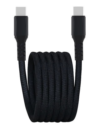 2025 Classic Black!  LX brand-new Reinforced braiding resists fraying and knots magnetic braided cables 