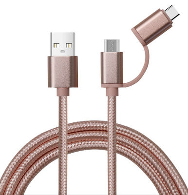 1m Length USB Charging Cable Hand-Cast Aluminum Loom-Woven Threads Sculptor's Wire with Customized OEM Support