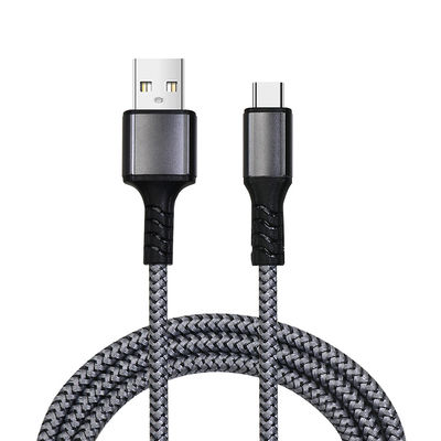 2025 Heavy Duty Aluminium 3-Way Ladekabel verwirrungsfrei geflochtenes Design 1m C-C20V3A 60W max/C-L 9V3A 27W max