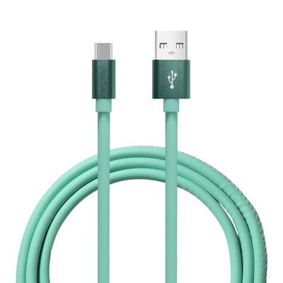 2025  【Glow in Style】Aluminum + Leather Braided Data Cable – LED Light & Fast Charging