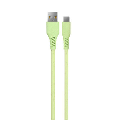 Pastel Green Speckled USB To Type - C Data Cable