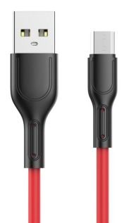 1m Classic Black White Silicone Cables for Timeless Charging