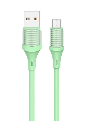Silicone Data Cable with Transparent Shell and Various Colors